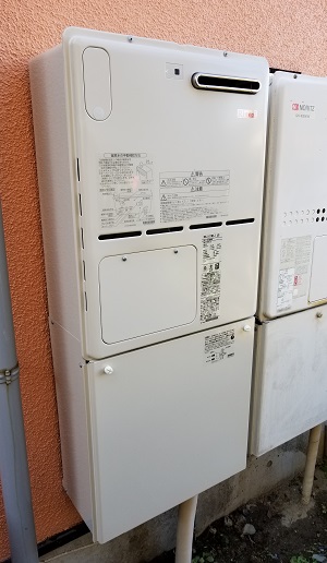 東京都日野市O様、交換工事後、リンナイのRH-101W2-1(A)